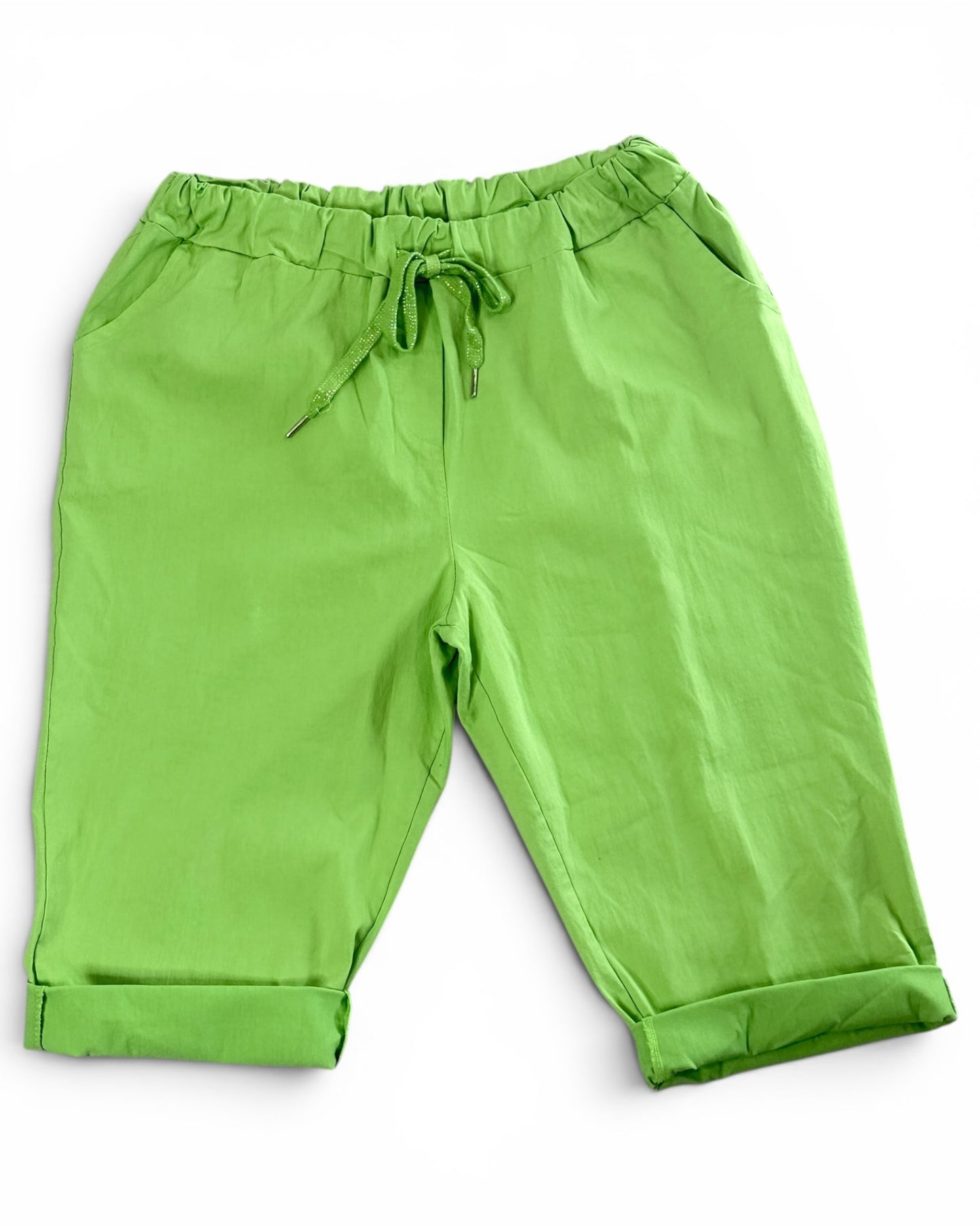 SACHA - BERMUDA VERT JUSQU'A LA TAILLE 50/52