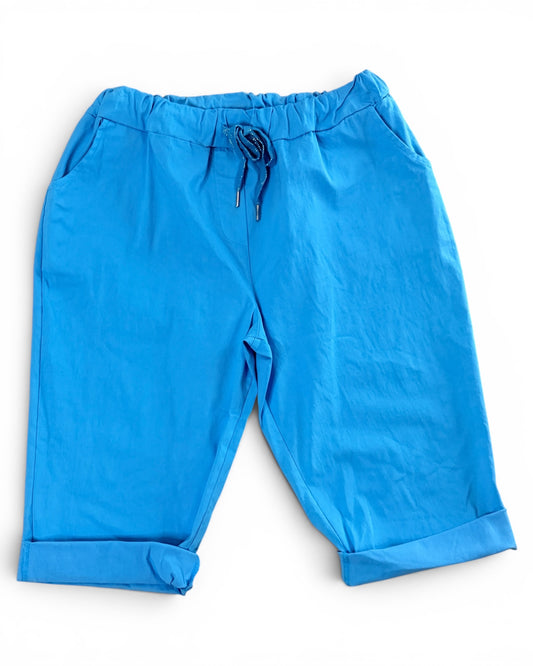 SACHA - BERMUDA BLEU JUSQU'A LA TAILLE 50/52