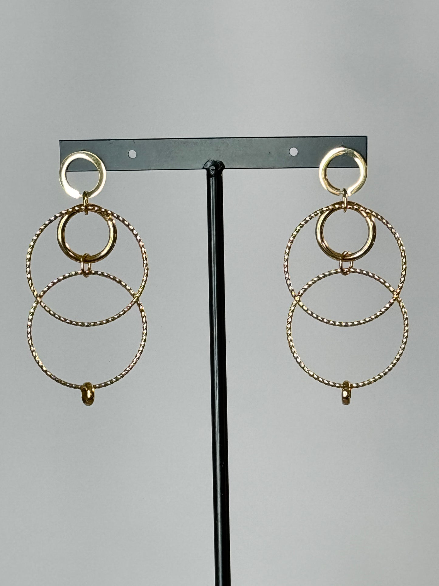 IRINA - BOUCLES D'OREILLES DORE