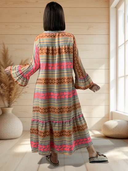 OREGON - ROBE LONGUE BOHEME JUSQU'A LA TAILLE 44/46