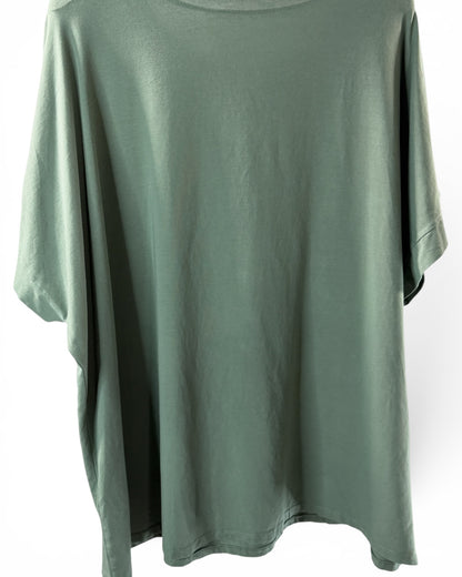 SYLVIO - T-SHIRT EN COTON KAKI TAILLE 48 A 56