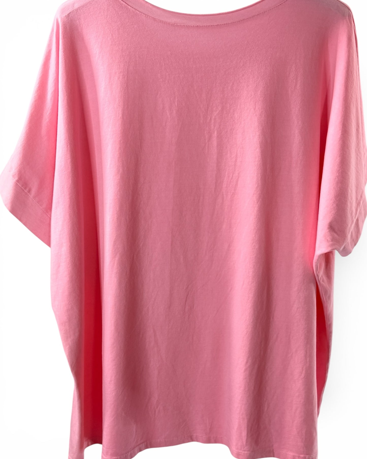 SYLVIO - T-SHIRT EN COTON ROSE TAILLE 48 A 56