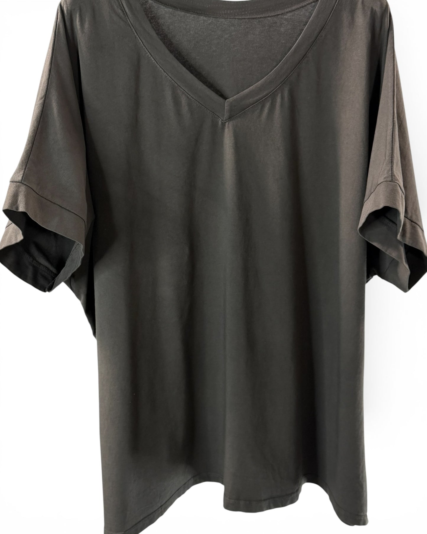 LUIZ - T-SHIRT EN COTON MARRON TAILLE 48 A 56