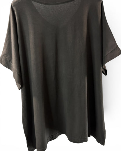 LUIZ - T-SHIRT EN COTON MARRON TAILLE 48 A 56