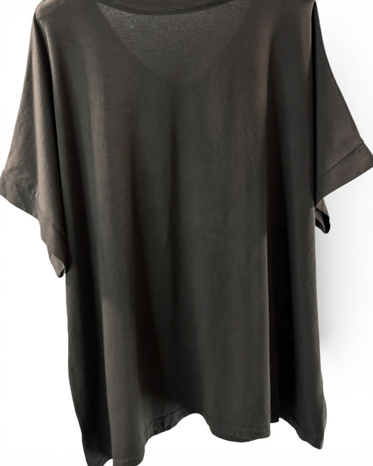 LUIZ - T-SHIRT EN COTON MARRON TAILLE 48 A 56