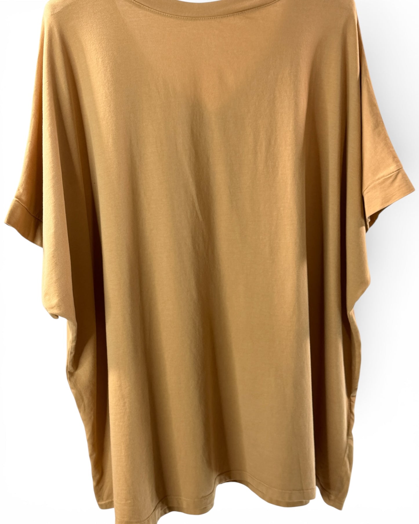 LUIZ - T-SHIRT EN COTON CAMEL TAILLE 48 A 56