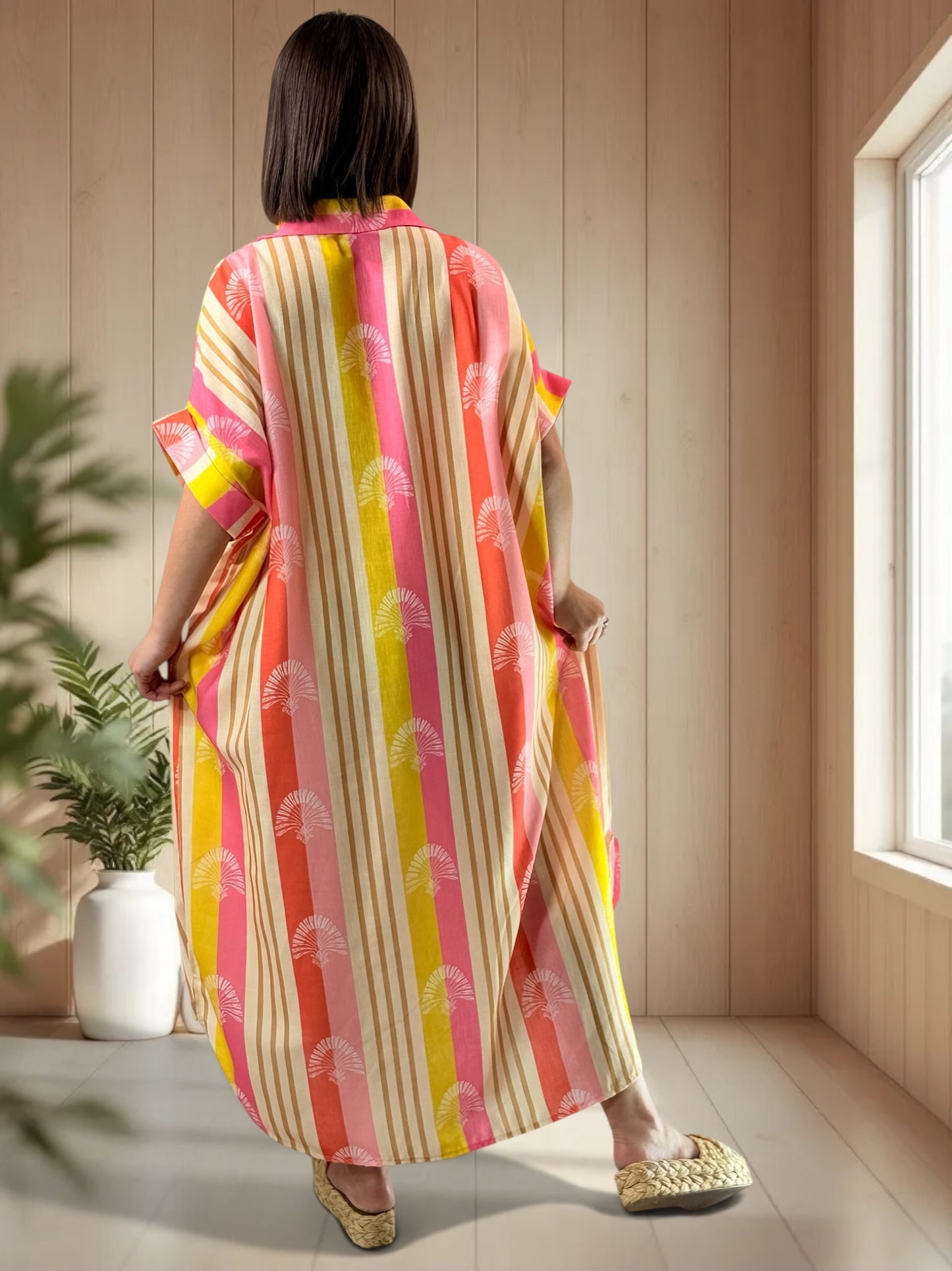 MIRANDA - ROBE A MOTIF JUSQU'A LA TAILLE 52