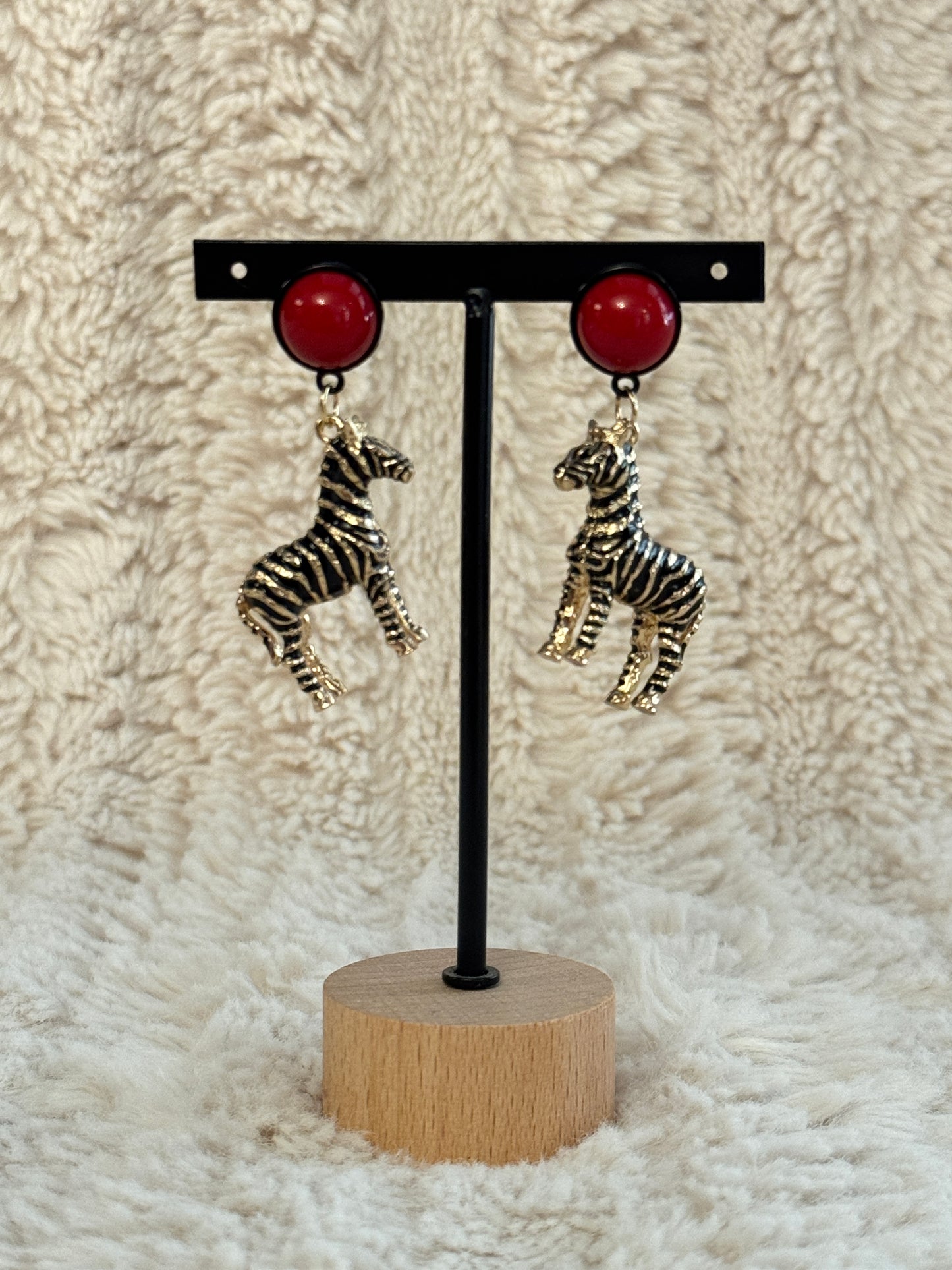 ZEBRE - BOUCLES D'OREILLES LUDIQUE