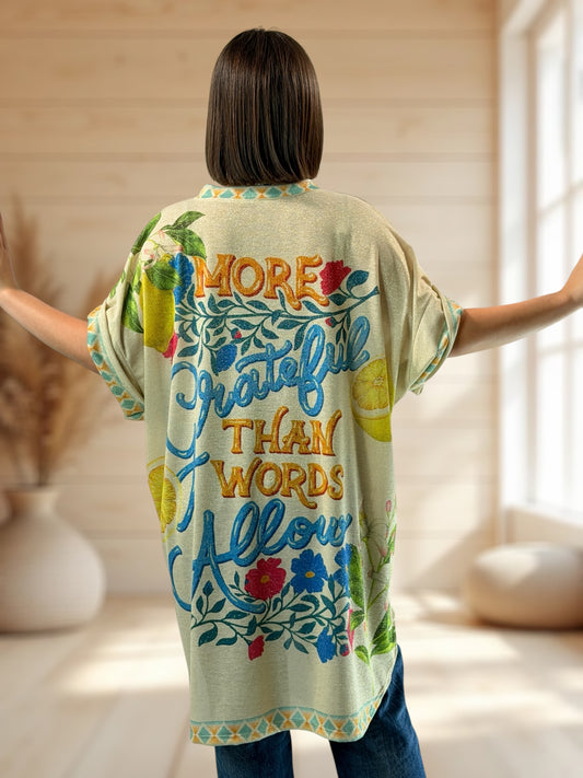 DEBBY - TEE-SHIRT OVERSIZE FLUIDE SCINTILLANT JUSQU'A LA TAILLE 56
