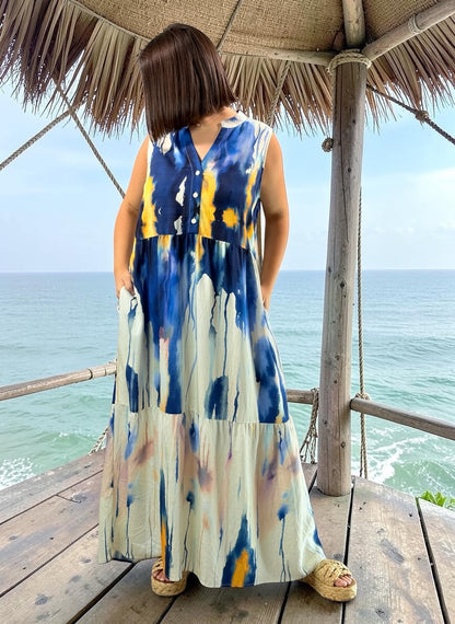 WOODSTOCK - ROBE LONGUE BOHEME JUSQU'A LA TAILLE 46/48