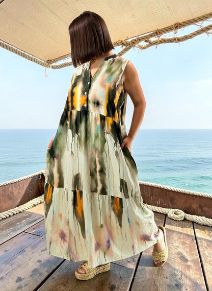 WOODSTOCK - ROBE LONGUE BOHEME JUSQU'A LA TAILLE 46/48