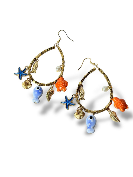 CARAIBES - BOUCLES D'OREILLES TENDANCE