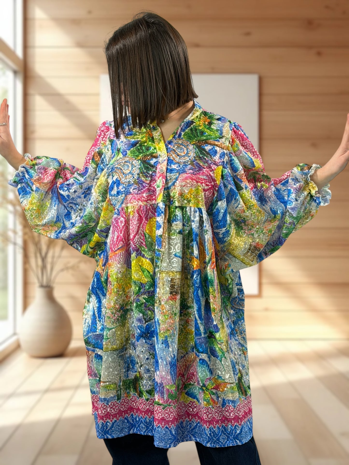 KATHY  - TUNIQUE EN DENTELLE JUSQU'A LA TAILLE 56