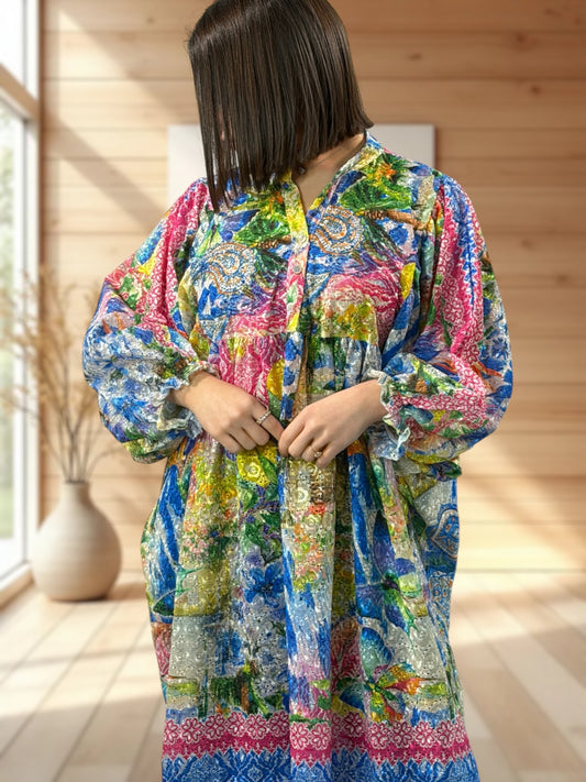 KATHY  - TUNIQUE EN DENTELLE JUSQU'A LA TAILLE 56