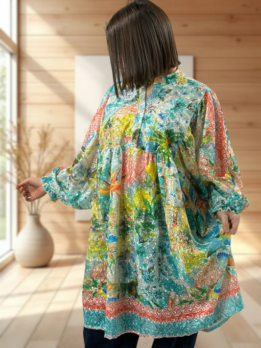 KATHY  - TUNIQUE EN DENTELLE JUSQU'A LA TAILLE 56