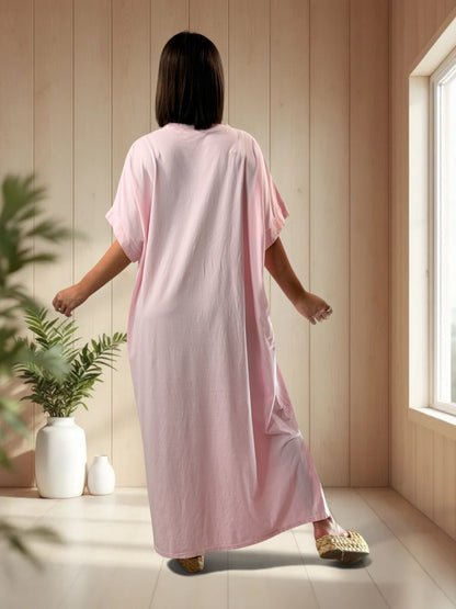 MOJITO - ROBE LONGUE ROSE JUSQU'A LA TAILLE 54/56