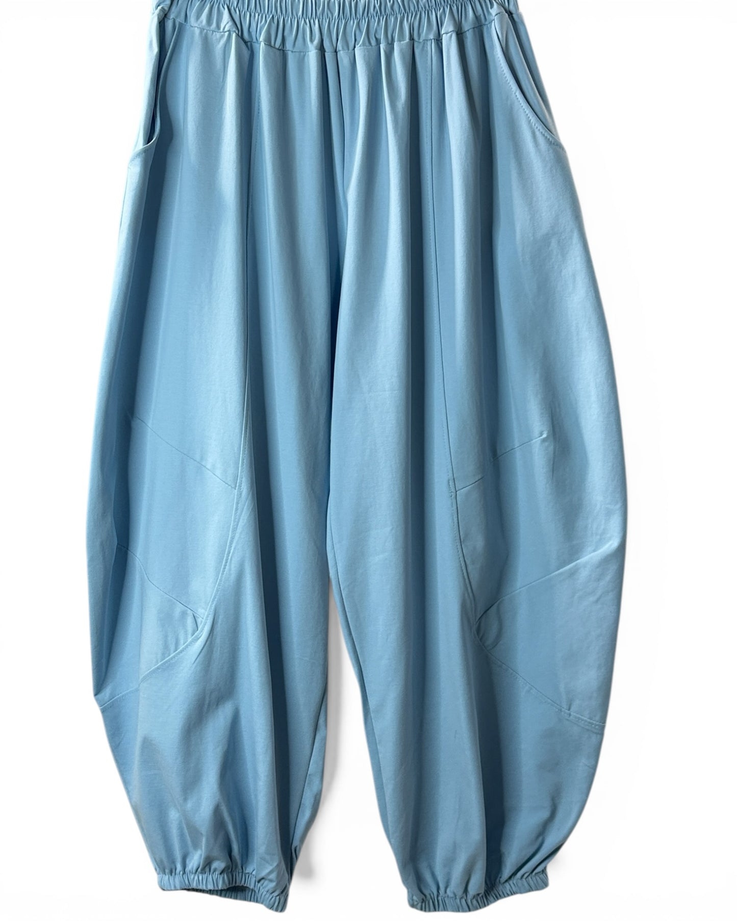 ALEXANDER - PANTALON BLEU COUPE BARREL TAILLE 50/52 A 56/58