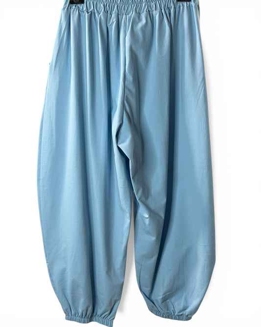 ALEXANDER - PANTALON BLEU COUPE BARREL TAILLE 50/52 A 56/58