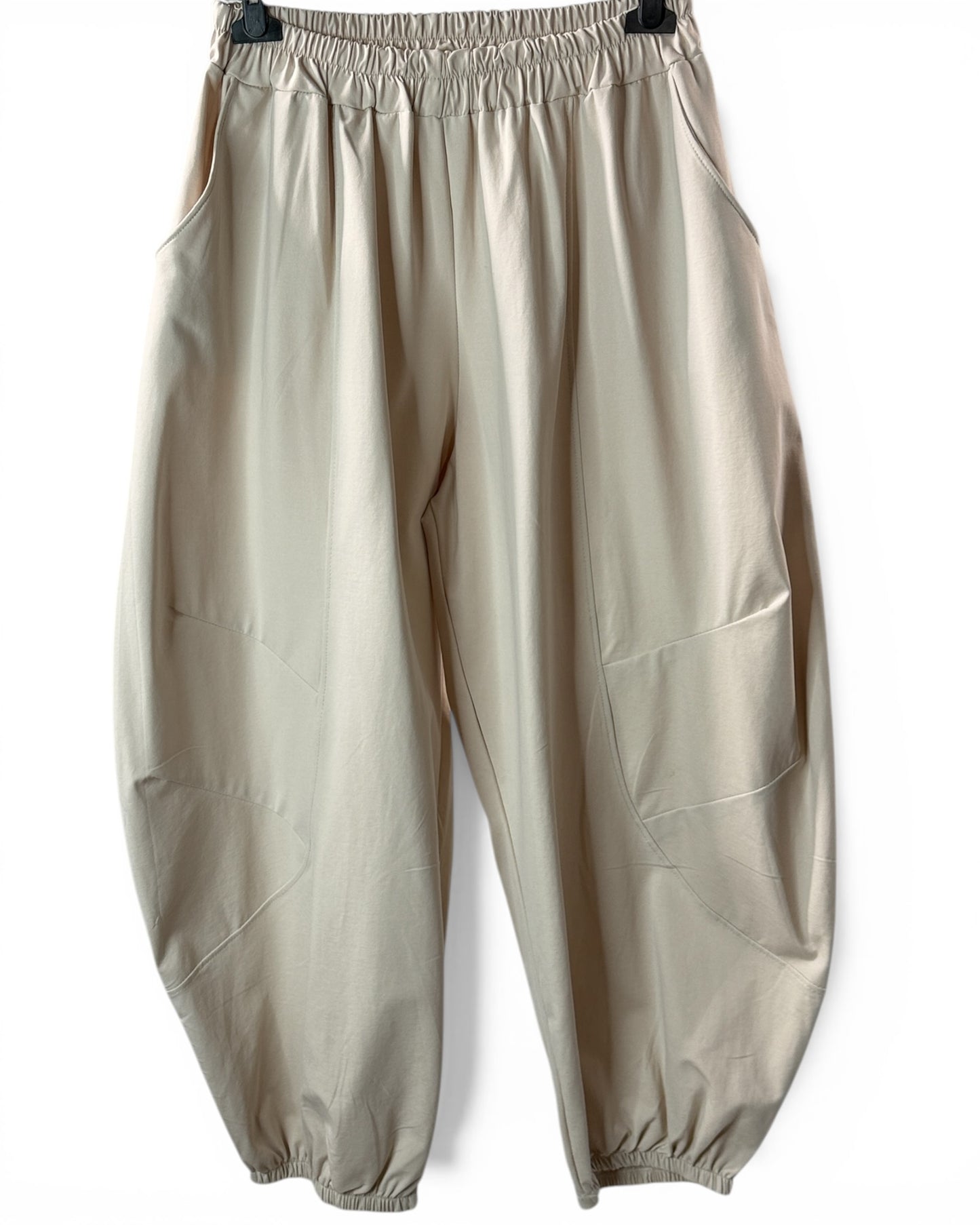 ALEXANDER - PANTALON BEIGE COUPE BARREL TAILLE 50/52 A 56/58