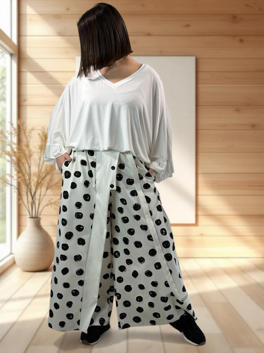 ANDREA - PANTALON TENDANCE JUSQU'A LA TAILLE 48/50