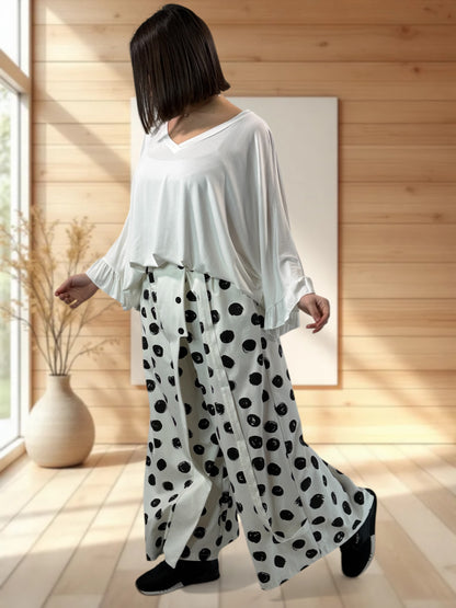 ANDREA - PANTALON TENDANCE JUSQU'A LA TAILLE 48/50