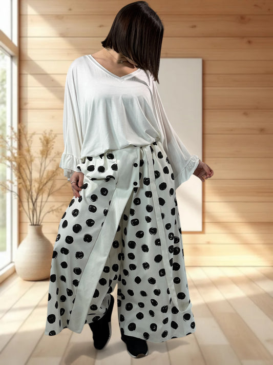 ANDREA - PANTALON TENDANCE JUSQU'A LA TAILLE 48/50