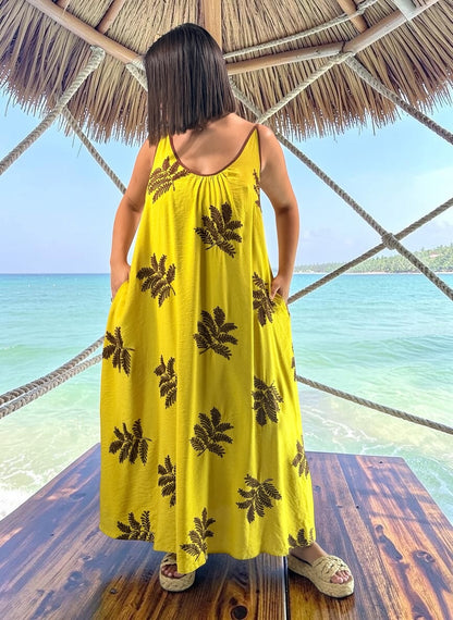 ACAPULCO - ROBE BRODÉE JUSQU'A LA TAILLE 50
