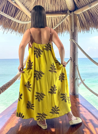 ACAPULCO - ROBE BRODÉE JUSQU'A LA TAILLE 50