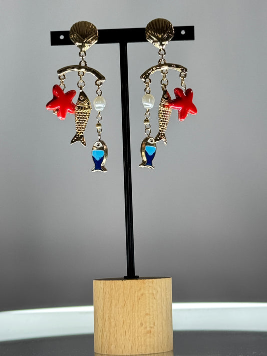 ST BARTH - BOUCLES D'OREILLES BOHEME
