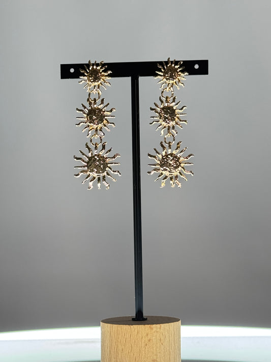 MELODIE - BOUCLES D'OREILLES BOHEME 3 SOLEILS