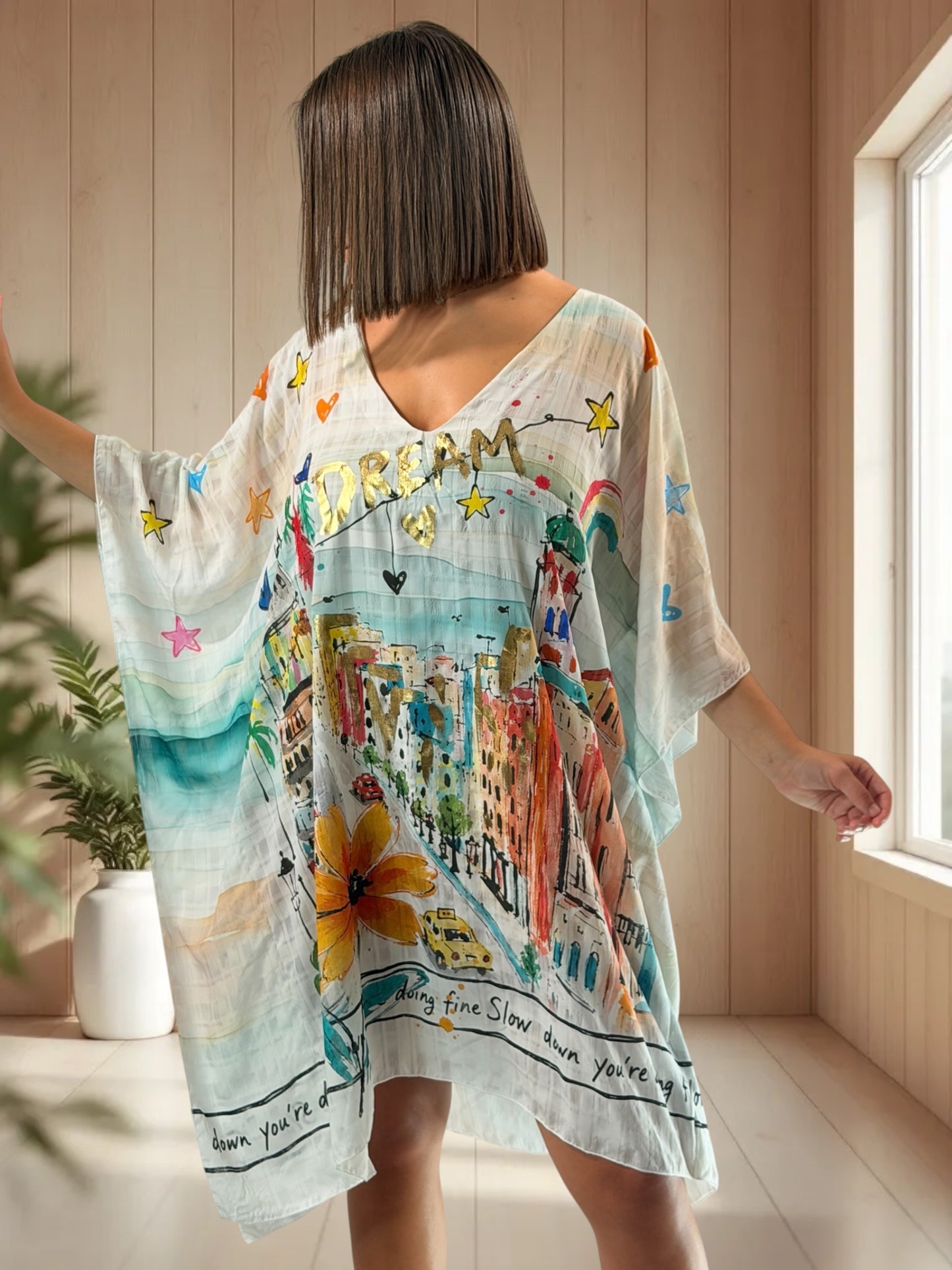 MAGDA - TUNIQUE OVERSIZE JUSQU'A LA TAILLE 52