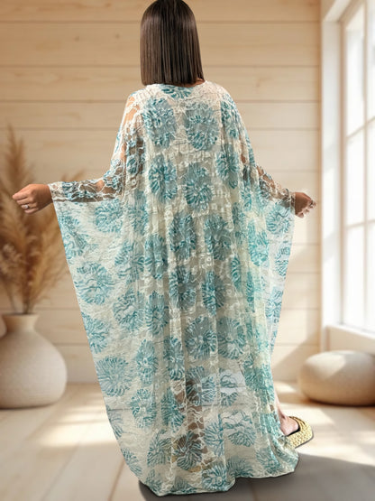PAMPELONNE - ROBE BOHEME EN DENTELLE JUSQU'A LA TAILLE 56/58