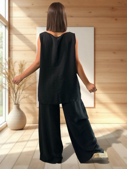 JASON - PANTALON NOIR JUSQUA LA TAILLE 52