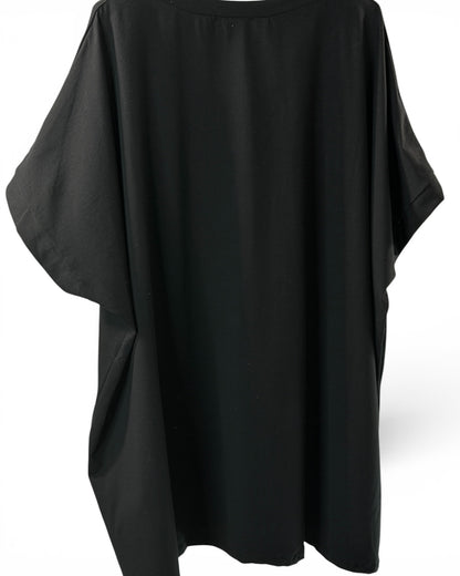 COPINES SOLEIL - T-SHIRT OVERSIZE NOIR JUSQU'A LA TAILLE 46/48 A 56/58