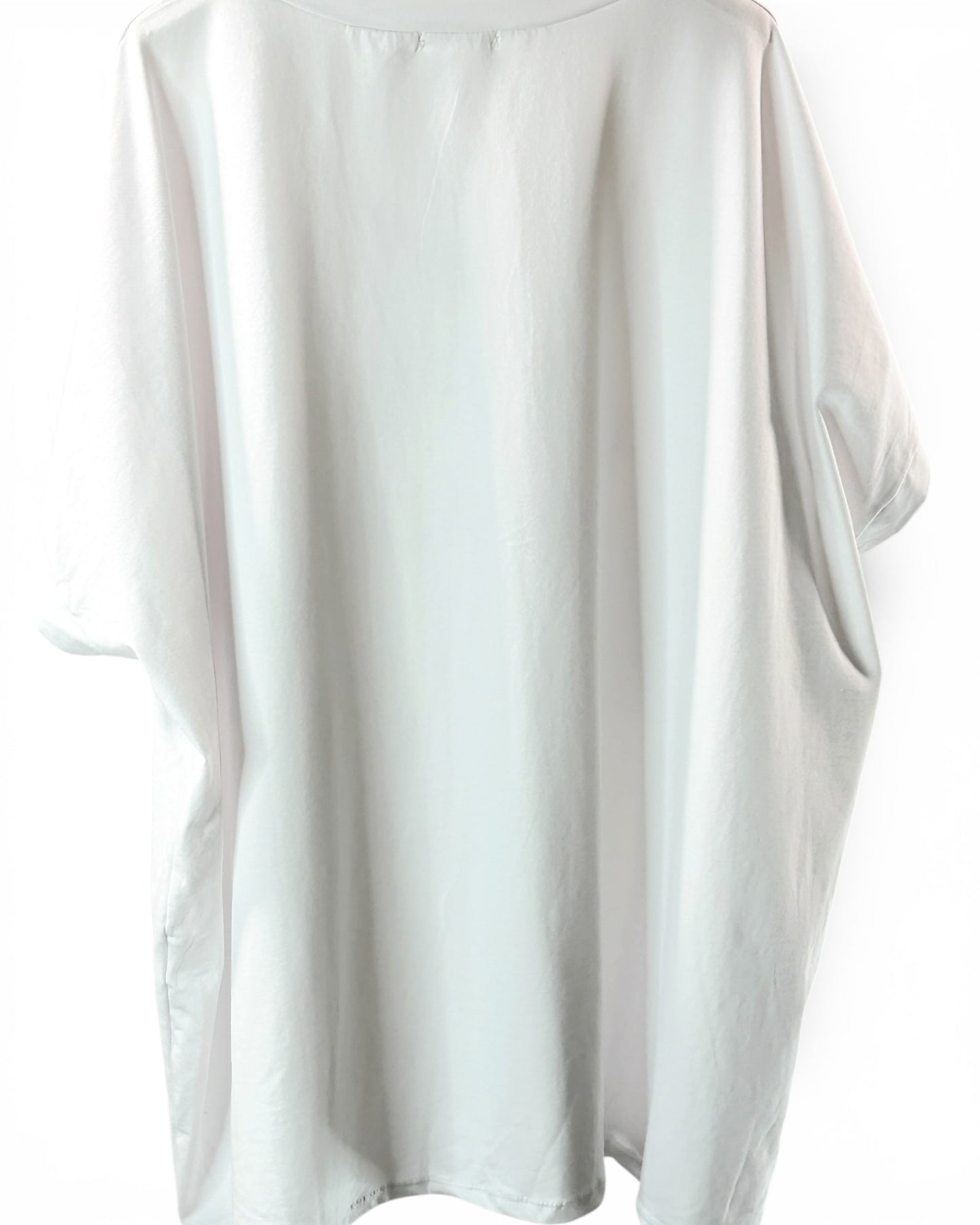 COPINES SOLEIL - T-SHIRT OVERSIZE BLANC JUSQU'A LA TAILLE 46/48 A 56/58
