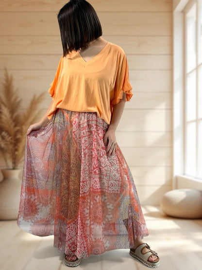 MARLEINE - JUPON EN TULLE JUSQU'A LA TAILLE 52