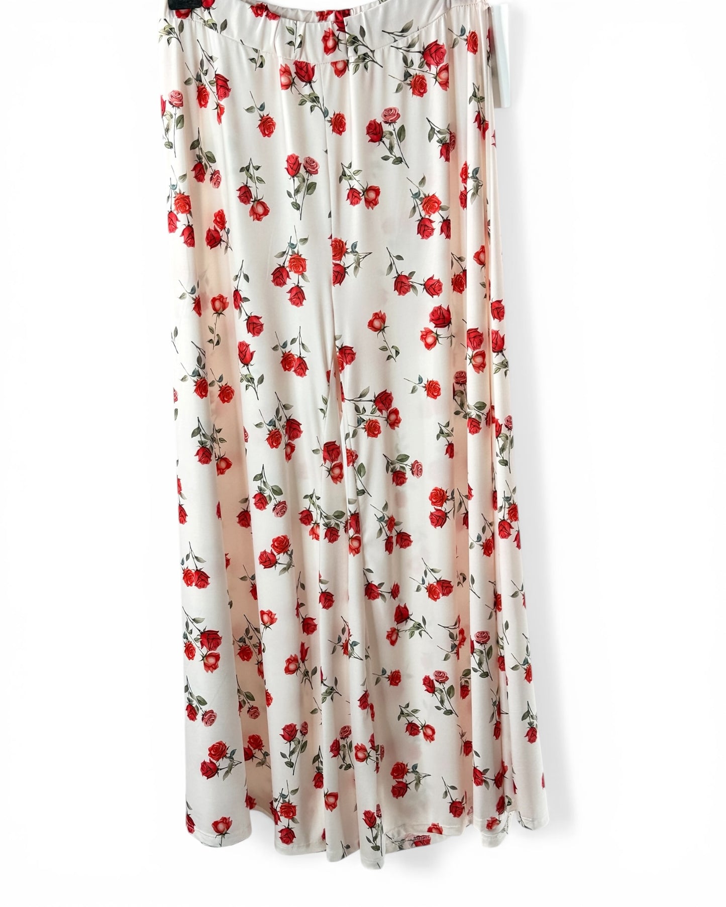 AGATHA - PANTALON PALAZZO A FLEUR TAILLE 46 A 54