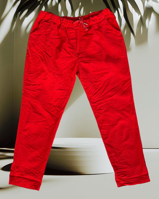 FRED - PANTALON SPORTSWEAR MAGIQUE ROUGE TAILLE 46 A 52