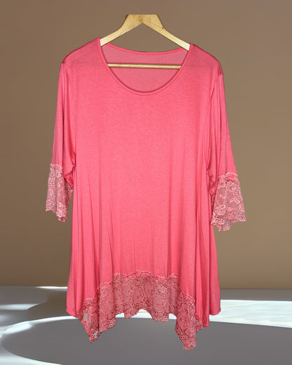 CINDY - TOP CORAIL TAILLE 46 A 56/58