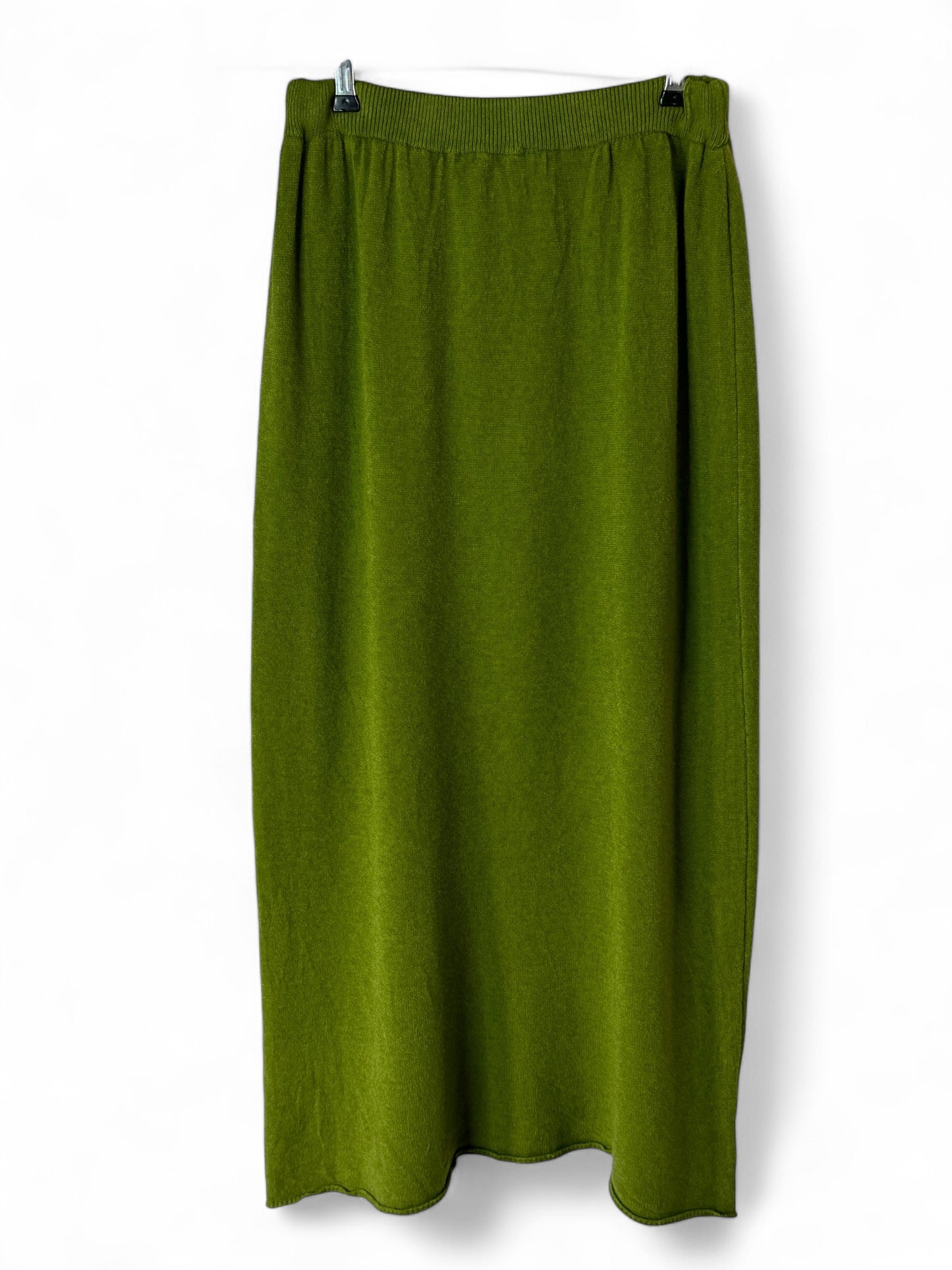 FAUSTINE - ENSEMBLE EN MAILLE VERT JUSQU'A LA TAILLE 52/54