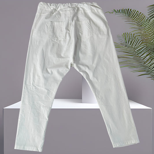 NIKOS - PANTA JOGG BLANC TAILLE 48/50 A 56/58