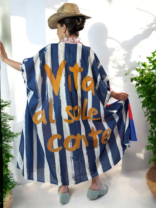 BORA BORA - ROBE OVERSIZE A MOTIF JUSQU'A LA TAILLE 58