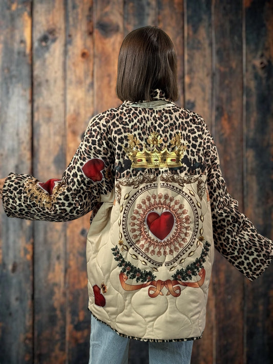 KAREN - VESTE OVERSIZE MATELASSEE JUSQU'A LA TAILLE 52