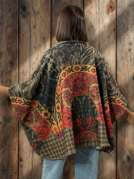 MOLLY - VESTE CAPE JUSQU'A LA TAILLE 54/56
