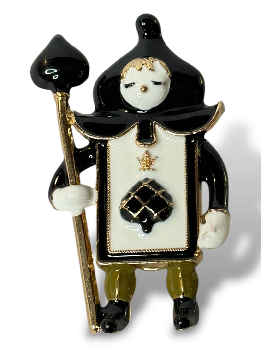 AS DE PIC - BROCHE NOIR TENDANCE