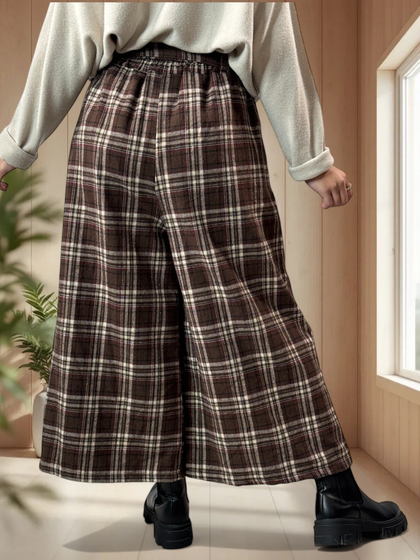 BRITISH - PANTALON JUPE ECOSSAIS JUSQU'A LA TAILLE 52