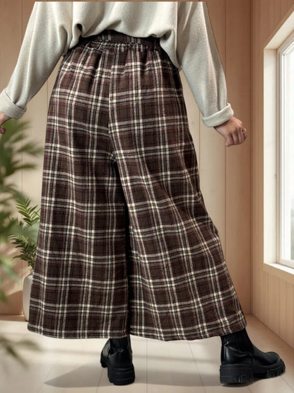 BRITISH - PANTALON JUPE ECOSSAIS JUSQU'A LA TAILLE 52