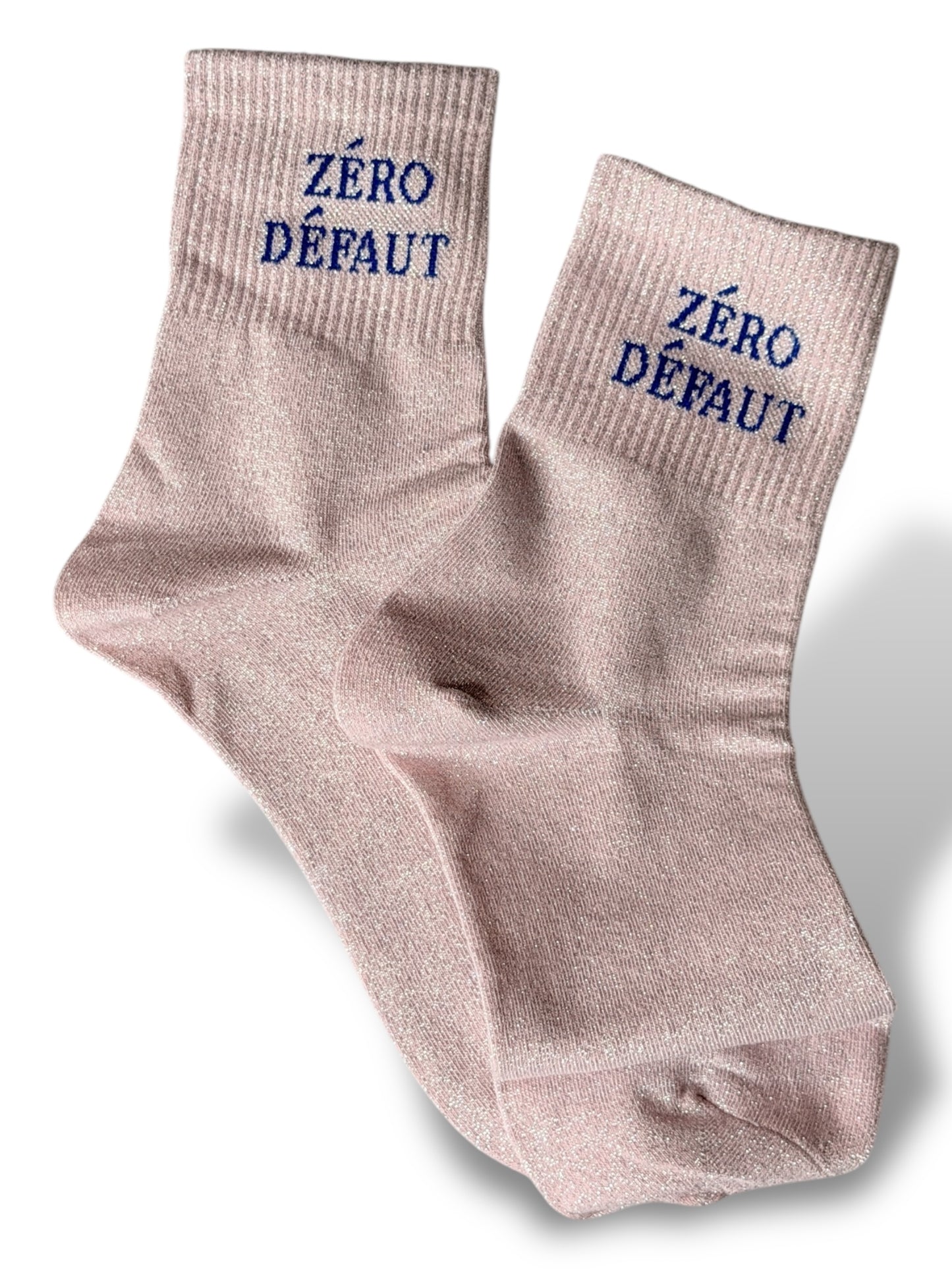 CHAUSSETTES SCINTILLANTES ZERO DEFAUT ROSE