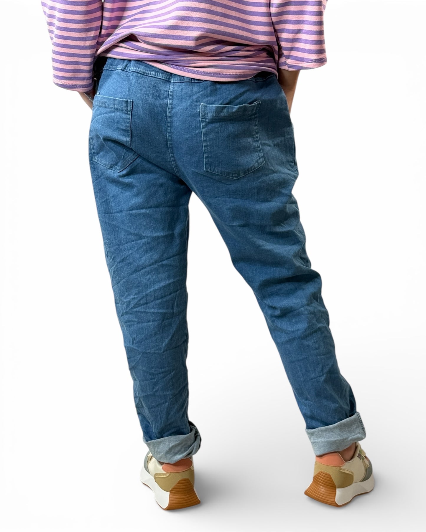 SANTIAGO - PANTALON JEAN SPORTSWEAR JUSQU'A LA TAILLE 46