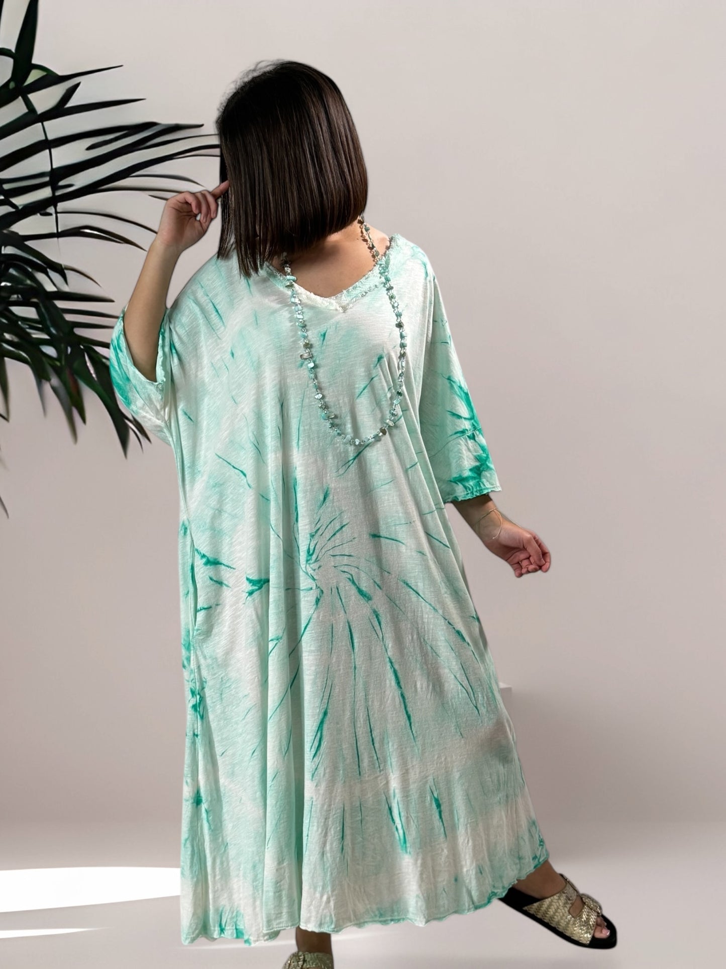 MALAGA - ROBE TEE & DYE LAGON JUSQU'A LA TAILLE 52/54